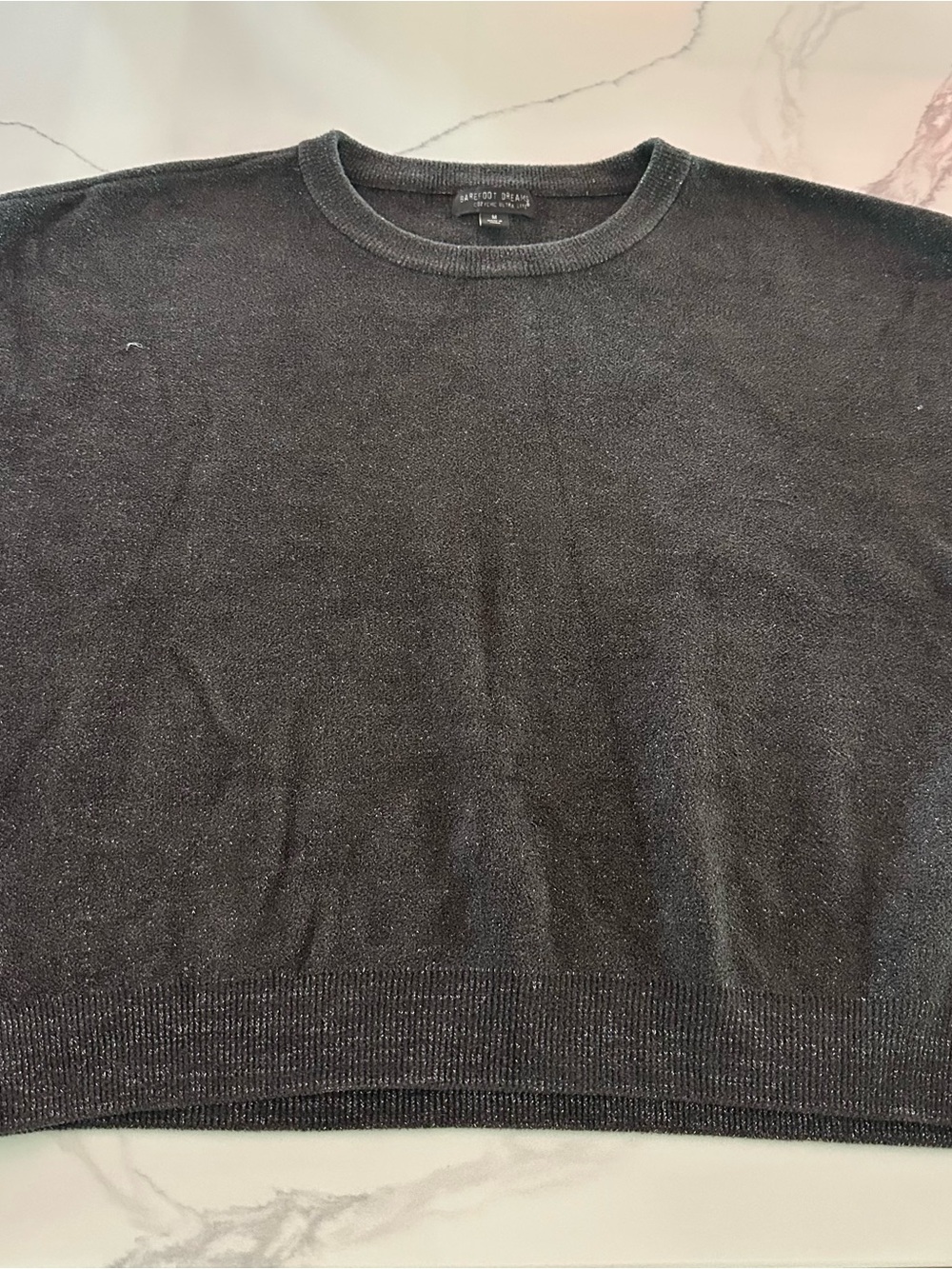 Barefoot Dreams Women’s Crewneck Sweater - Charcoal Gray